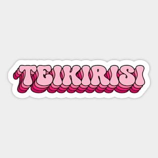 Teikirisi Take It Easy Funny Spanish Saying Slang Sticker